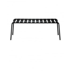 Вулична алюмінієва лавка Stecca 8 Black